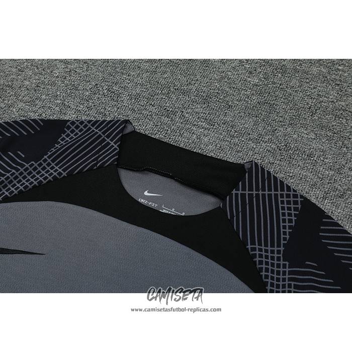 Chandal del Barcelona 2022-2023 Manga Corta Gris - Pantalon Corto